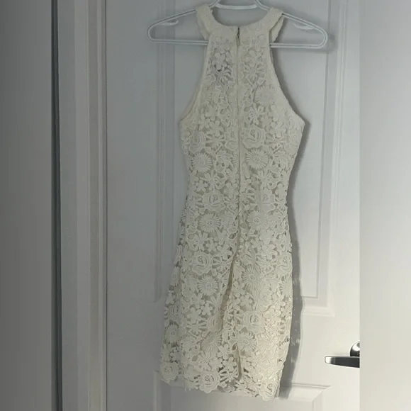 Lulus Ivory Lace Mini Dress - Picture 3 of 6